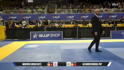 Alexander Michael Pop vs Maverick Lincoln Dietz 2026 Pan Kids Jiu-Jitsu IBJJF Championship