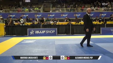 Alexander Michael Pop vs Maverick Lincoln Dietz 2026 Pan Kids Jiu-Jitsu IBJJF Championship