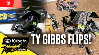 Ty Gibbs Flips Spectacularly In High Limit Sprint Car Debut