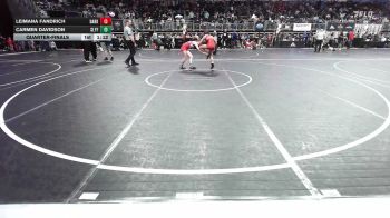 118 lbs Quarterfinal - Leimana Fandrich, Darkhorse WC vs Carmen Davidson, SlyFox Wr Ac