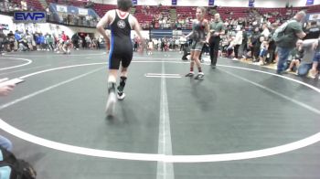 82-89 lbs Rr Rnd 1 - Brylie Reeves, Blue Devil Wrestling vs Kenleigh Henry, BullTrained