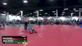 76 lbs Round 7 (8 Team) - Brady Watson, Journeyman Uprising vs Silas Dietrich, Mayfield Mat Academy
