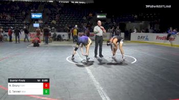 132 lbs Quarterfinal - Haiden Drury, Toppenish vs Carson Tanner, Issaquah