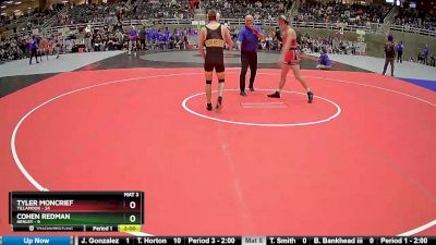 147 lbs Round 3 (4 Team) - Tyler Moncrief, Tillamook vs Cohen Redman, Henley