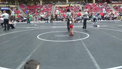 49 lbs Cons. Round 4 - Jett Houlden, Team Haysville Wrestling Club vs Everett Stacy, Emporia Kids