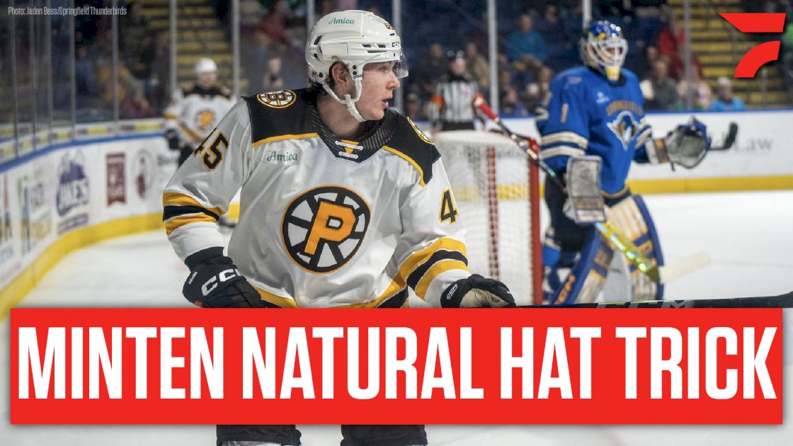 Bruins Prospect Fraser Minten Scores Natural Hat Trick