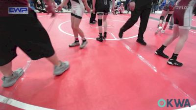 80 lbs Quarterfinal - Jack Spence, Newkirk Takedown Club vs Michael Weisinger, Wyandotte Youth Wrestling