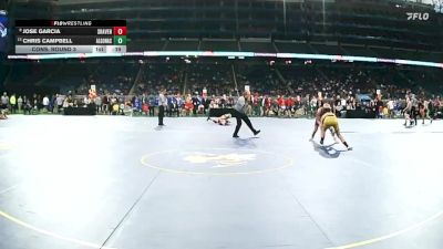 D3-126 lbs Cons. Round 3 - Chris Campbell, Algonac vs Jose Garcia, South Haven