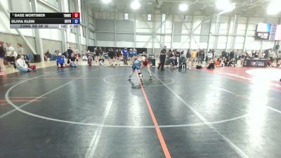 50 kg Champ. Rd Of 16 - Sage Mortimer, Titan Mercury Wrestling Club (TMWC) vs Olivia Klein, Cordoba Trained