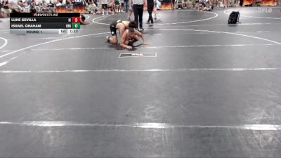 170 lbs Round 1 - Luke Sevilla, Irmo KingPins vs Israel Graham, Unaffiliated
