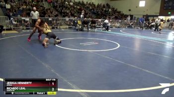 160 lbs Champ. Round 2 - Jeshua Hennerty, Ayala vs Ricardo Leal, Santa Fe