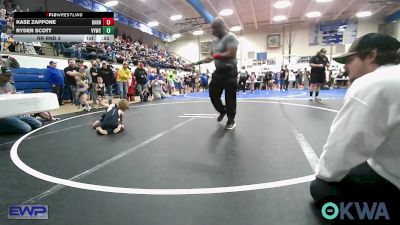 37 lbs Rr Rnd 3 - Kase Zappone, Barnsdall Youth Wrestling vs Ryder Scott, Verdigris Youth Wrestling