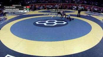 D2-132 lbs 7th Place Match - Gavin Hoover, Logan Elm vs Desmond Childers, Copley