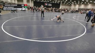 75 lbs Quarters - Jackson Hermann, Greater Heights Wrestling Club vs Isaac Benedict, Sebolt Wrestling Academy