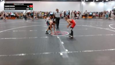 90 lbs 3rd Place Match - Jadan Pagan, Mighty Warriors Wrestling vs Caden Biggs, Pedraza