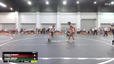 141 lbs Quarterfinal - Ryder Gibson, Teknique Wrestling vs Ayden Surratt, Mat Militia