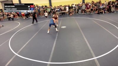 150 lbs Champ. Round 2 - Nolan Ford, MN vs Isaac Lomas, IA