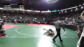 102 lbs Champ. Round 2 - Cole Perry, PWCA vs Luke Fuchs, BRN3