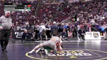 133 lbs Quarterfinal - Luke Willochell, Greater Latrobe vs Jackson Rush, West Perry