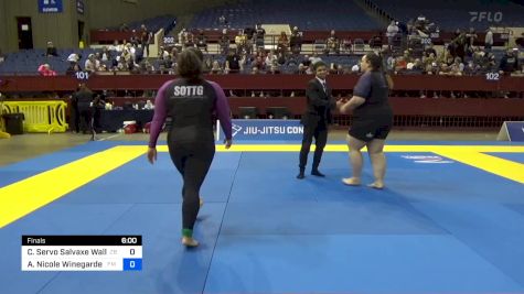Courtney Servo Salvaxe Wallace R vs Alisha Nicole Winegarden 2024 Pan IBJJF Jiu-Jitsu No-Gi Championship
