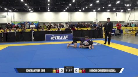 Jonathan Tyler Keys vs Brendan Christopher Loska 2025 World IBJJF Jiu-Jitsu No-Gi Championship