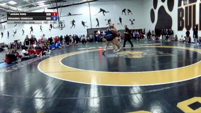 160A Cons. Round 2 - Azana King, Schreiner University vs Rihanna Venegas, Grand Valley State University