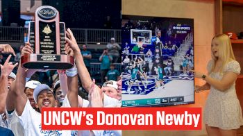 UNCW's Donovan Newby Showed Up At The CAA Basketball Tournament