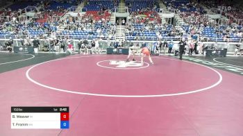 152 lbs Cons 64 #1 - Branson Weaver, Indiana vs Tyler Fromm, Massachusetts