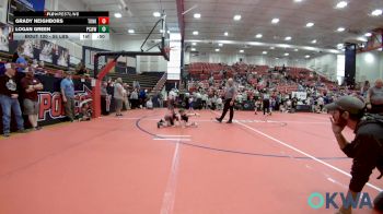 55 lbs Consi Of 4 - Grady Neighbors, Tonkawa Takedown Club vs Logan Green, Ponca City Wildcat Wrestling