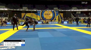 ROBERT WILLIAM WINTHER vs MAHMOUD MAZEN JABR 2022 World IBJJF Jiu-Jitsu No-Gi Championship