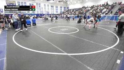140 lbs Cons. Round 5 - Jillian Mourer, Capistrano Valley vs Eliana Trevino, Aliso Niguel