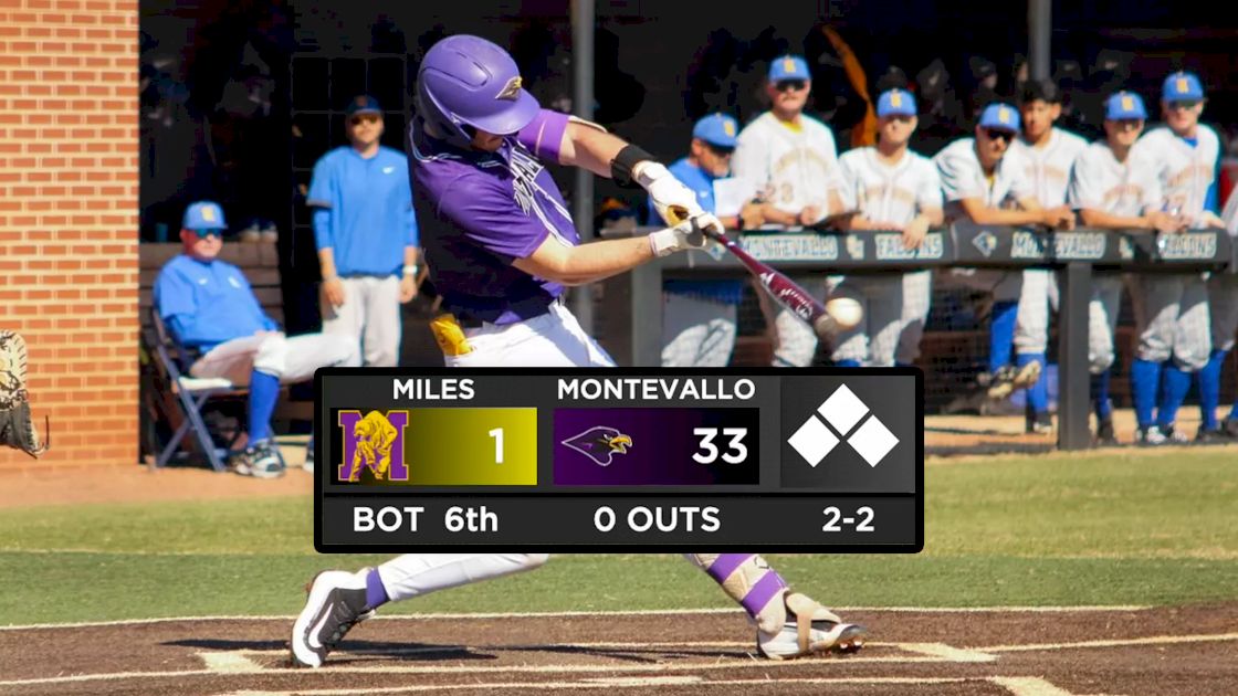 Montevallo Baseball Highlights vs Miles College Baseball