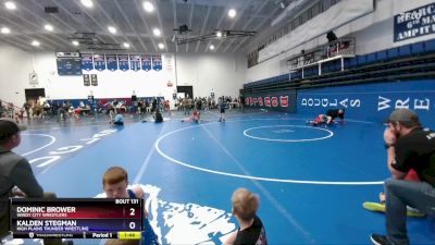 67 lbs 5th Place Match - Dominic Brower, Windy City Wrestlers vs Kalden Stegman, High Plains Thunder Wrestling