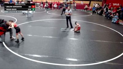 45 lbs 3rd Place Match - Adrian Quiroz, 208 Spartan WC vs Hunter Mcsweeney, Payette Wrestling Club