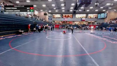 126 lbs 7th Place Match - Jackson Larkins, Airline vs Josue Pizana, Katy