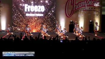 Maryland Twisters - Freeze [2025 L2 Mini Day 1] 2025 Champion Cheer and Dance Grand Nationals
