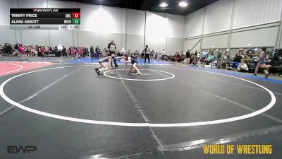 85 lbs Rr Rnd 4 - Trinity Price, Shelton Wrestling Academy 7-12 vs Alana Abbott, Mojo 7-12