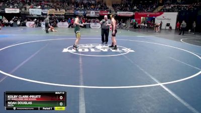 189 lbs Cons. Round 1 - Noah Douglas, Delta vs Kolby Clark-Pruitt, Mt. Edgecumbe High School