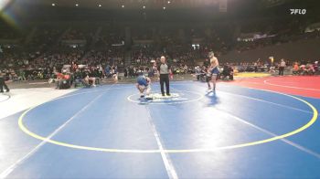 3A Boys 157 lbs Champ. Round 1 - Ali Ijaz, Siuslaw / Mapleton Boys vs Elijah Hatfield, Glide Boys