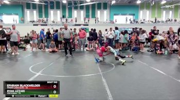 72 lbs Cons. Semi - Ephraim Blackwelder, Finger Lakes Elite vs Ryan Azzari, Centurion