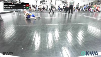 40 lbs Rr Rnd 1 - Parks Andrews, Team Tulsa Wrestling Club vs Flint Fields, Tiger Trained Wrestling