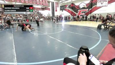 170 lbs Round 1 - Jestinah Solomua, Panther Academy Of Wrestling vs Claire Garcia, Granite Hills HS