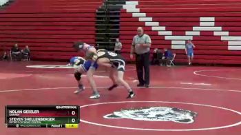 144 lbs Quarterfinal - Nolan Gessler, Graham vs Steven Shellenberger, Detroit Catholic Central