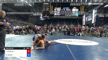 220 lbs Cons 32 #2 - Louis Gattone, Indiana vs Michael Roath, Illinois