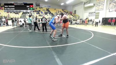 285 lbs Consolation - Will Tucker, GRAVETTE vs Eli Williams, Rogers Jr High
