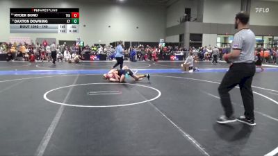 140 lbs Quarterfinal - Ryder Bond, Trailhands vs Daxton Downing, Kansas YG