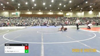 157 lbs Round Of 64 - Jacob Briggs, Elk Grove Wrestling Academy EGWA vs Gabriel Barragan Jr., West Valley