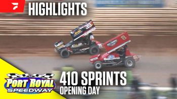 Highlights | 2025 Opening Day/410 Sprints at Port Royal Speedway