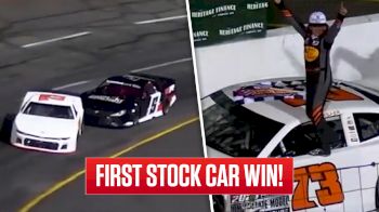 Wyatt Miller Wins His First Stock Car Race At Hickory Motor Speedway