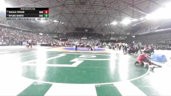 Girls 1B/2B/1A 115 Champ. Round 2 - Dalila Tovar, Granger (Girls) vs RyLee Goetz, Almira Coulee Hartline (Girls)